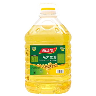 福泽康 20L一级国产大豆色拉油 不是转基因大豆油 含纸箱厂家直销图5