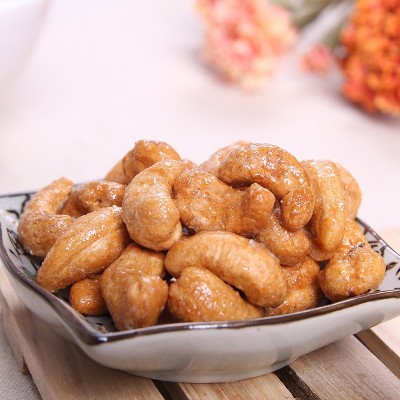 炭烧腰果越南箱装散货食品坚果炒货零食品500g批发图2
