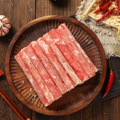 永昌顺微调肥牛卷580g川渝风肥牛冷冻餐饮牛肉卷火锅牛肉片批发图2
