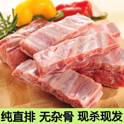 猪排骨农家散养山林黑土猪精选直排猪土猪肉多肉排骨无杂新鲜现杀图2