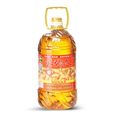 家乡人5L浓香花生食用调和油花生油 食用油 粮油厂家直销批发整箱图5