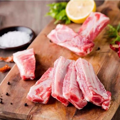 金锣肋排 冷冻猪肋排 多肉排骨 饭堂 茶楼点心排骨 20斤6块商用图4