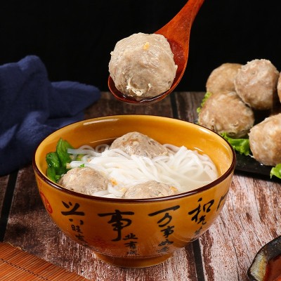 潮汕牛肉丸牛筋丸牛肉含量≥90%火锅食材烧烤关东煮食材商用批发图4