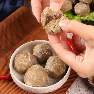 潮汕牛肉丸牛筋丸牛肉含量≥90%火锅食材烧烤关东煮食材商用批发图3