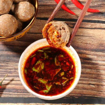 潮汕牛肉丸批发500g关东煮火锅丸子批发火锅食材牛筋丸厂家直销图3