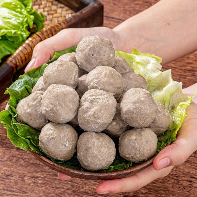 潮汕王厂家批发潮汕牛肉丸火锅食材牛筋丸麻辣烫抖音快手爆款源头图2