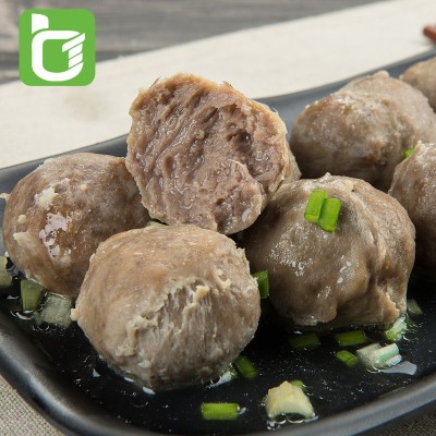 【多泰食品】潮汕 手打 牛筋丸 速冻肉丸子 火锅烧烤麻辣烫 食材图2