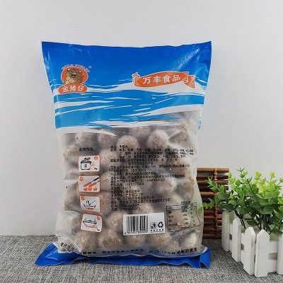 万丰牛筋丸5斤金猪仔牛肉丸火锅麻辣烫关东煮串串烧烤冷冻食材图2