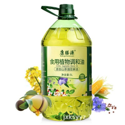 康膳源 山茶亚麻籽食用植物调和油 5L图3