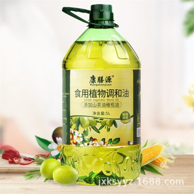 厂家直营 康膳源山茶橄榄食用油5升 橄榄油食用植物调和油色拉油图5