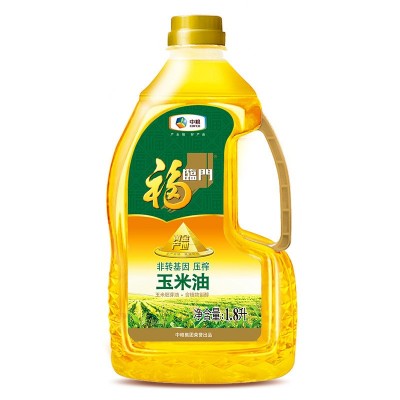 中粮福临门非转基因黄金产地玉米油1.8L瓶装家用食用油蛋糕烘培图3