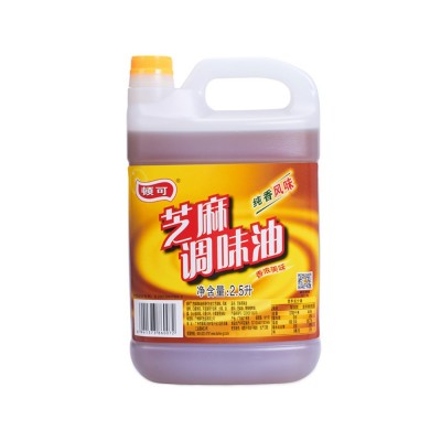 顿可芝麻调味油5L桶装顿可芝麻调和油 芝麻香油 火锅油碟图3