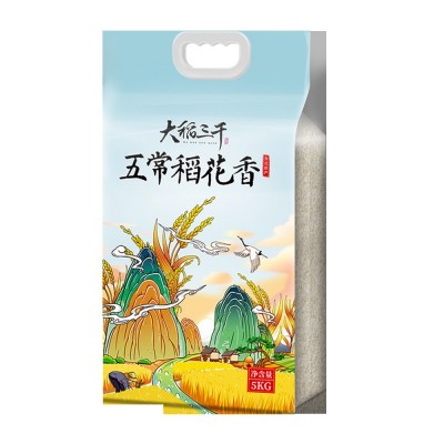 大稻三千大米5kg五常稻花香新米东北大米10斤现磨现发粮油代发批F图4