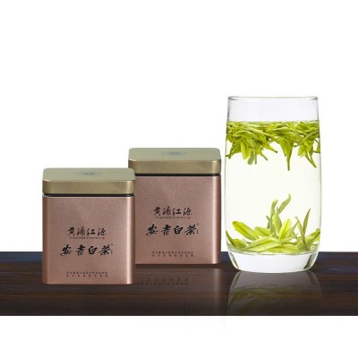 安吉白茶2022新茶明前特级100g罐装高山珍惜春茶原产地绿茶叶图5