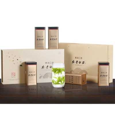 安吉白茶茶叶2022新茶250g正宗明前特级绿茶官方旗舰店官网礼盒装图5
