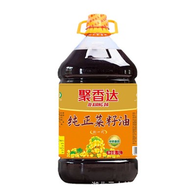 聚香达纯正菜籽油5L非转基因香味浓郁低芥酸食用油源头厂家批发价图5