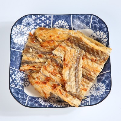 炭烤鳗鱼片孕妇儿童零食鳗鱼干海鲜即食小吃网红烤鱼片批发图3