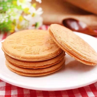 【徐福记】散称法式薄饼香蕉花生香芋口味夹心饼干休闲零食 供应图4