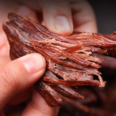 一件批发内蒙古特产方便健身牛肉干原味黄牛牦牛肉散装零食厂家图4