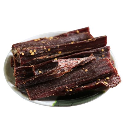 风干 牛肉干500g 青藏特产网红麻辣零食品厂家自销批发展会跑江湖图5