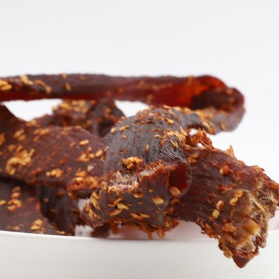 猪肉干 包邮风干猪肉里脊肉500g 休闲零食品麻辣自销批发四川特产图3