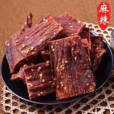 牛肉干风干牛肉同类食品藏香猪肉500g批发小吃西藏特产散装牦牛肉图3