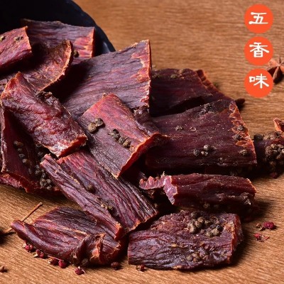 牛肉干风干牛肉同类食品藏香猪肉500g批发小吃西藏特产散装牦牛肉图4