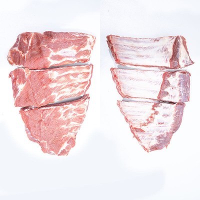 肋排斤 无脊骨多肉整块排骨沂蒙山土猪猪肉类肉禽类餐饮生鲜组合图4