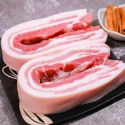 猪肉五花肉新鲜现整块红烧肉散养土猪肉整箱批发餐饮生鲜肉禽类猪图5