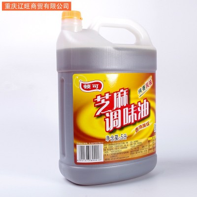 批发顿可火锅芝麻调味油 大桶餐饮凉拌菜面食 商用食用调和芝麻油图3