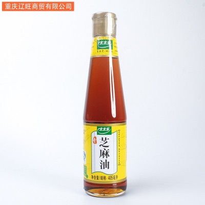 批发太太乐芝麻油 405ml压榨食用芝麻香油火锅凉拌图2