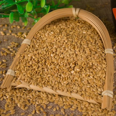 批发黄金亚麻籽 榨油烘焙食品原料 五谷杂粮袋装25kg胡麻籽图4
