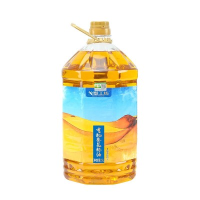 戈壁工坊 有机葵花籽油食用油5L家用物理压榨葵花籽油批发5升包邮图5