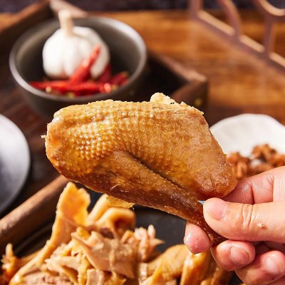 京祥德道口风味烧鸡整只正宗鸡肉熟食河南烧鸡五香手撕鸡下酒菜图3