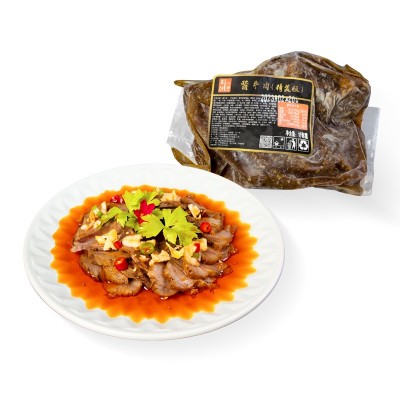 酱牛肉 香辣凉拌牛肉卤牛腱子 即食预制凉菜冷冻牛肉餐饮批发500g图5