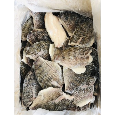 冷冻鲷鱼片 三去罗非鱼 带皮罗非鱼片 罗非鱼块 烤鱼食堂餐饮食材图3