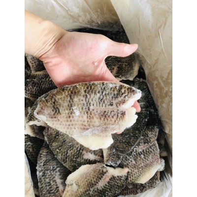 冷冻鲷鱼片 三去罗非鱼 带皮罗非鱼片 罗非鱼块 烤鱼食堂餐饮食材图2