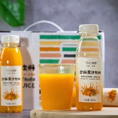 柒语沙棘果汁300ml*10瓶新疆阿勒泰地区优质沙棘鲜果冷榨饮品整箱图4