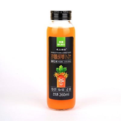 域上物语NFC新疆沙棘胡萝卜汁260ml*8瓶鲜果冷榨蔬果汁新疆包邮图3