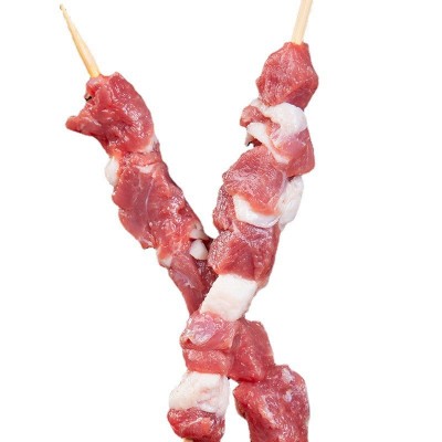 宁夏津玖羊盐池滩羊羊肉串30g商用家庭户外烧烤食材串半成品批发图5