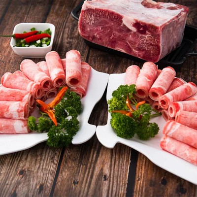 批发牛肉卷 肥牛卷 涮火锅食材 牛肉片批发 烧烤食材家用商用牛肉图3