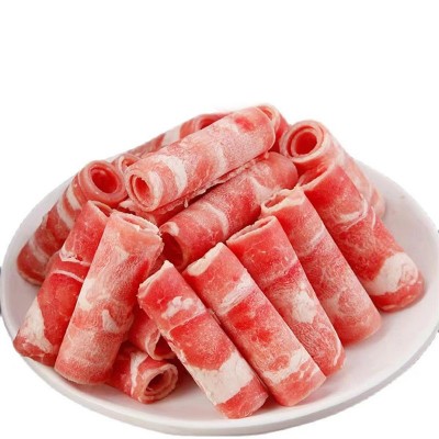 批发牛肉卷 肥牛卷 涮火锅食材 牛肉片批发 烧烤食材家用商用牛肉图5