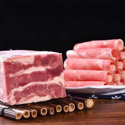 肥牛卷牛肉卷涮火锅食材牛肉片烧烤食材家用商用牛肉卷批发图3