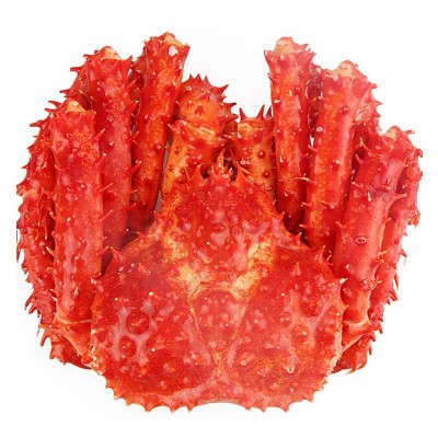 智利帝王蟹帝王岛皇帝蟹无冰梭蟹肉海鲜螃蟹刺身食材蟹棒肉500g图5