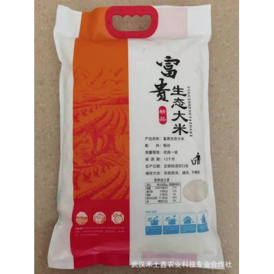 江汉平原鱼米之乡精品生态大米精品包装图3