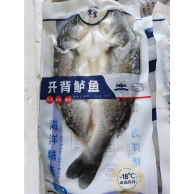 海鲈鱼整条新鲜三去开背珠海白蕉鲈鱼鲜活冷冻海捕鱼类海鲜烧烤鱼图5