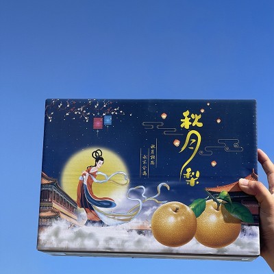正宗莱阳秋月梨一件代发批发落地配社区团购4.5斤4-6个精选大果图3