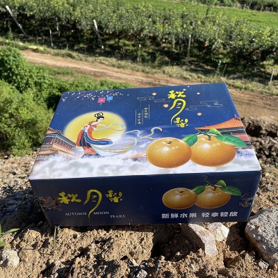 正宗莱阳秋月梨一件代发批发落地配社区团购4.5斤4-6个精选大果图2