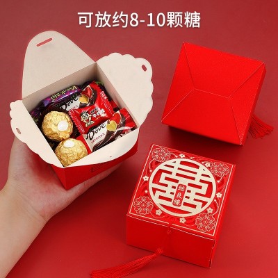 结婚喜糖成品礼盒含糖巧克力糖果订婚宴回礼混合创意礼盒装图3