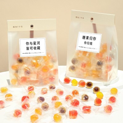高颜值网红小糖果硬糖零食摆摊生日礼物袋装礼盒糖果图3